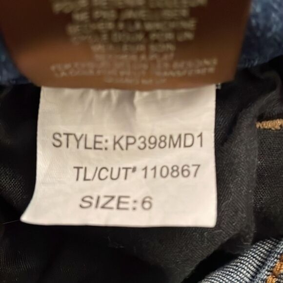 Kut From The Kloth Straight Denim Blue Jeans Womens Size 6 - Picture 10 of 12
